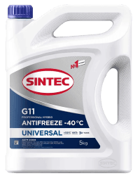 Антифриз Sintec Universal синий G-11 (5 кг.)