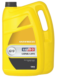 Антифриз Luxe Long Life G-13 желтый арт. 698 (5 кг.)