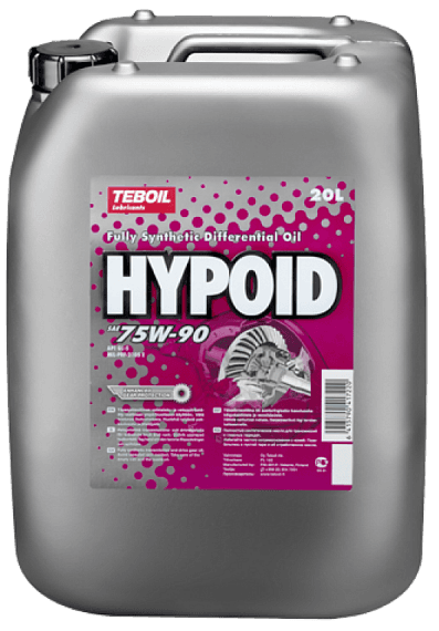 Масло трансмиссионное Teboil Hypoid 75/90 API GL-4/GL-5 (20 л.)