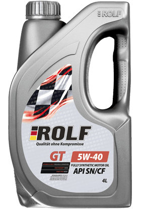 Масло моторное Rolf GT 5/40 API SN/CF ACEA A3/B4 (1 л.)