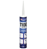 Герметик силиконовый ABRO Masters белый (0,280 кг.) SS-1100-WH