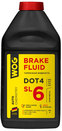 Жидкость тормозная WOG DOT-6 (0,455 кг.) WGC0142