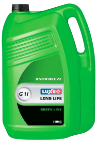 Антифриз Luxe Long Life G-11 зеленый арт. 672 (10 кг.)