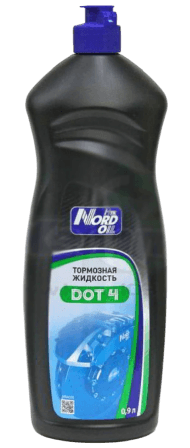 Жидкость тормозная NORD OIL DOT-4 (0.9 л.)