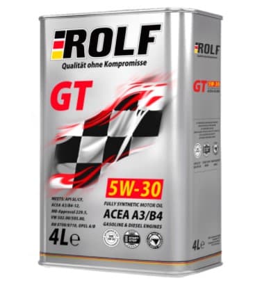 Масло моторное Rolf GT 5/30 API SL/CF ACEA A3/B4 (4 л.)