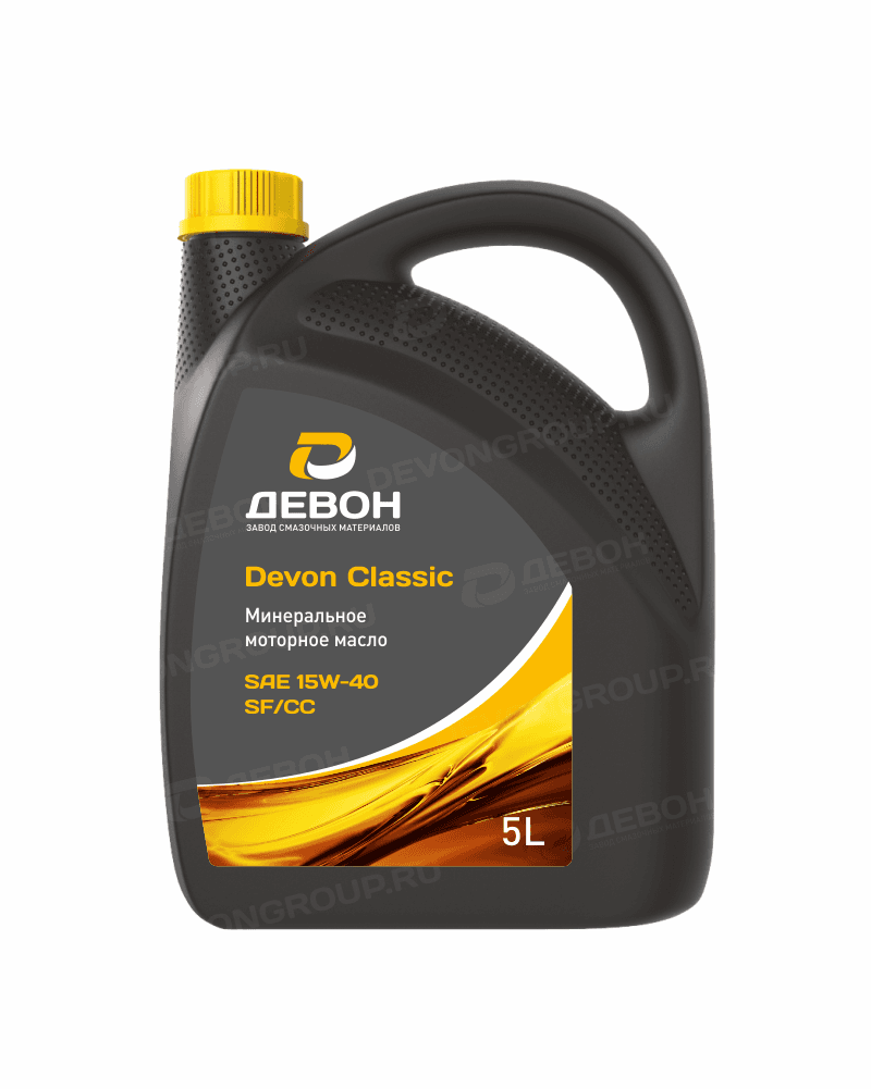Масло моторное Devon Classic 15/40 API SF/CC (5 л.)
