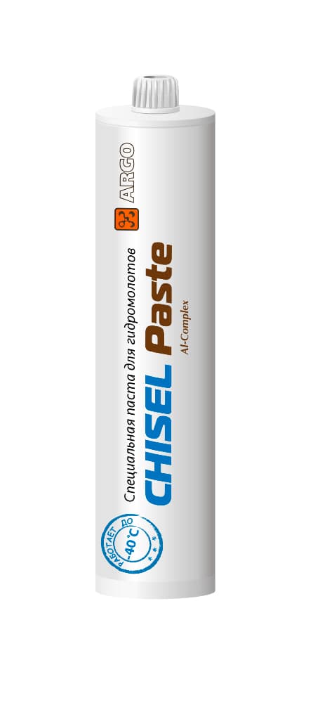Смазка паста для гидравлических молотов ARGO Chisel Paste EP 0 (0,5 кг.) туба-картридж RS