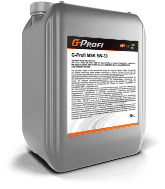Масло моторное Gazpromneft G-Profi MSK 5/30 API CK-4 ACEA E7/E9 (20 л.)
