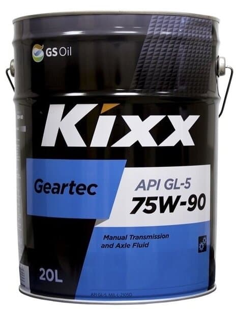 Масло трансмиссионное KIXX Geartec 80/90 GL-5 (20 л.) п/с