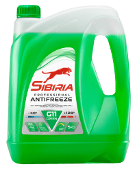 Антифриз Sibiria зеленый G-11 (-40) (5 кг.)
